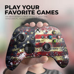 Tattered Flag Xbox Series X/S Controller Modded Front Print Only