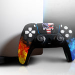 American Warrior PS5 Custom Design Modded Front design