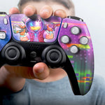 Neon ABYSS PS5 Custom Design Modded Front design