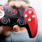 Spiderman Morales PS5 Custom Design Non-modded Front design