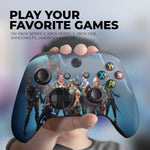 Fortnite Blue Xbox Series X/S Controller Modded Front Print Only