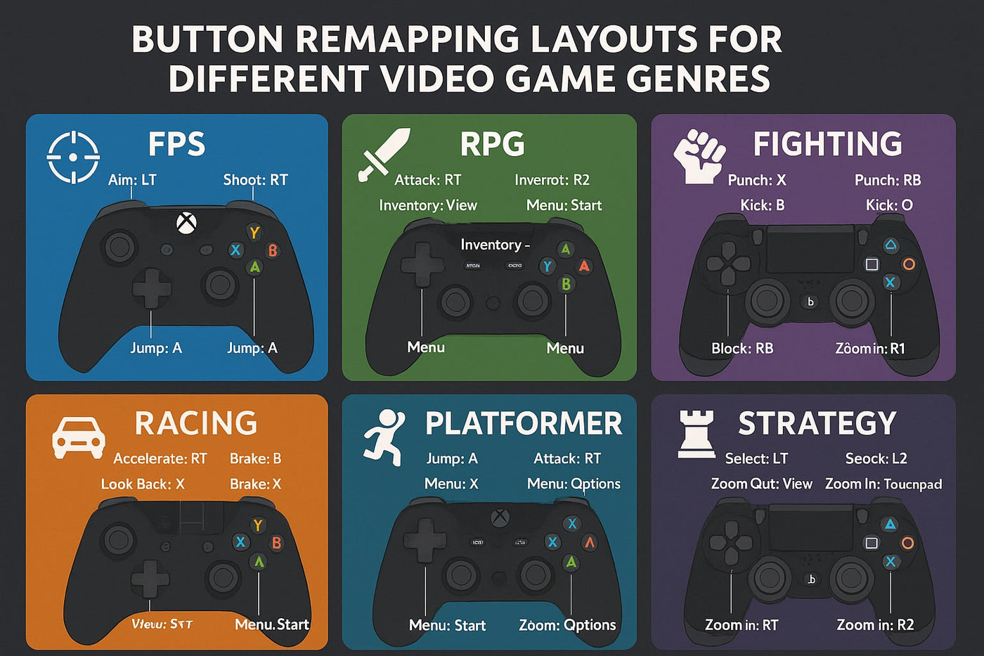 Complete Button Remapping Guide for Different Game Genres