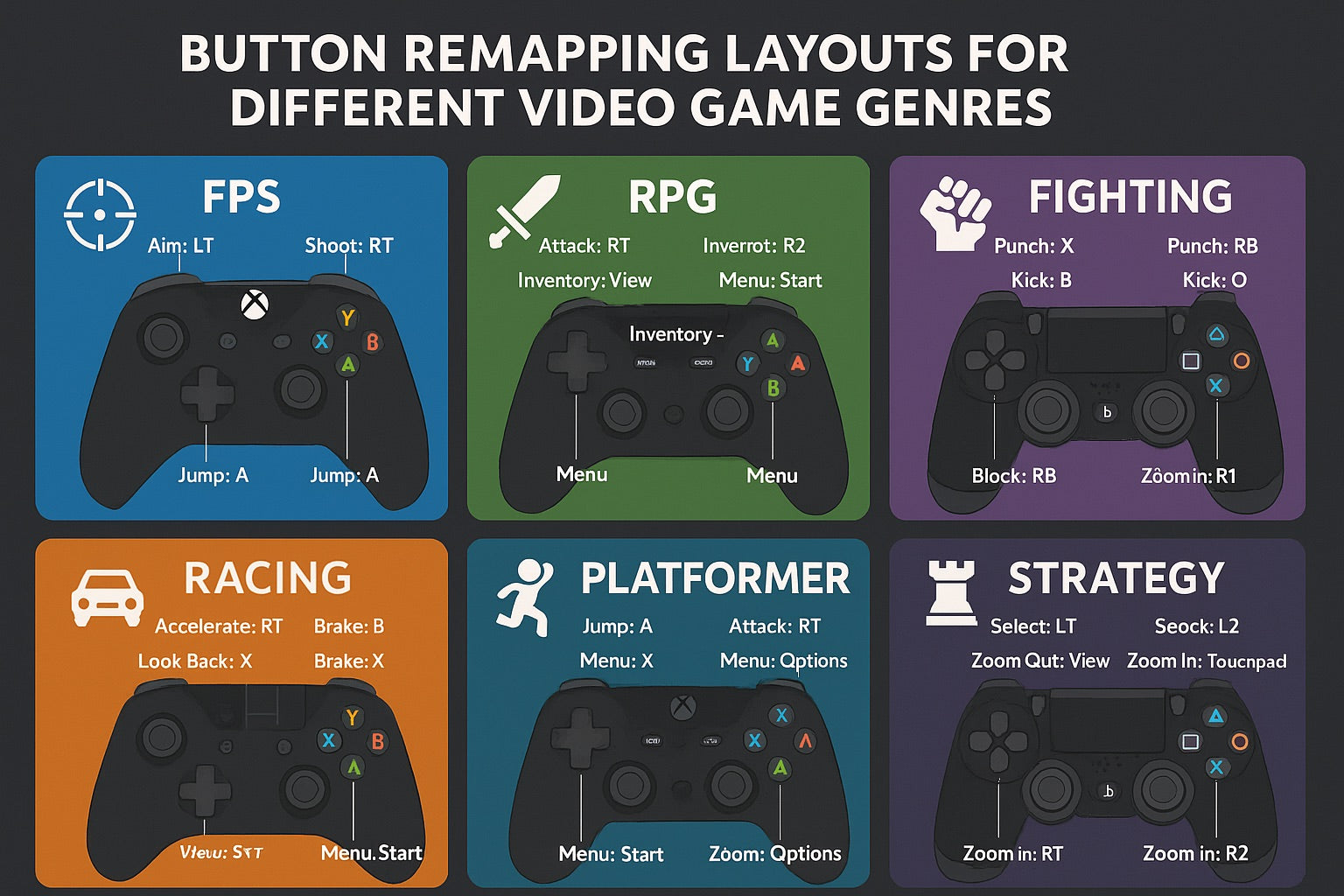 Complete Button Remapping Guide for Different Game Genres