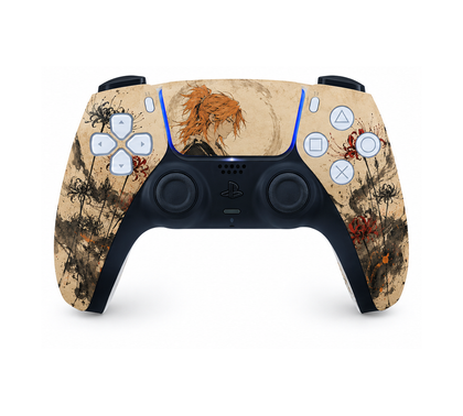 Custom PS5 Controller - Bleach Ichigo Spider Lily | Rush Controller