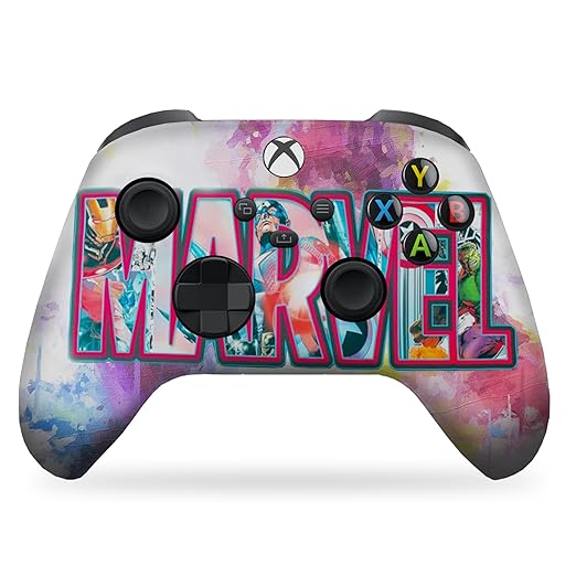 Custom Xbox Controller - Marvel Design | Rush Controller Non- Modded Front Print Only