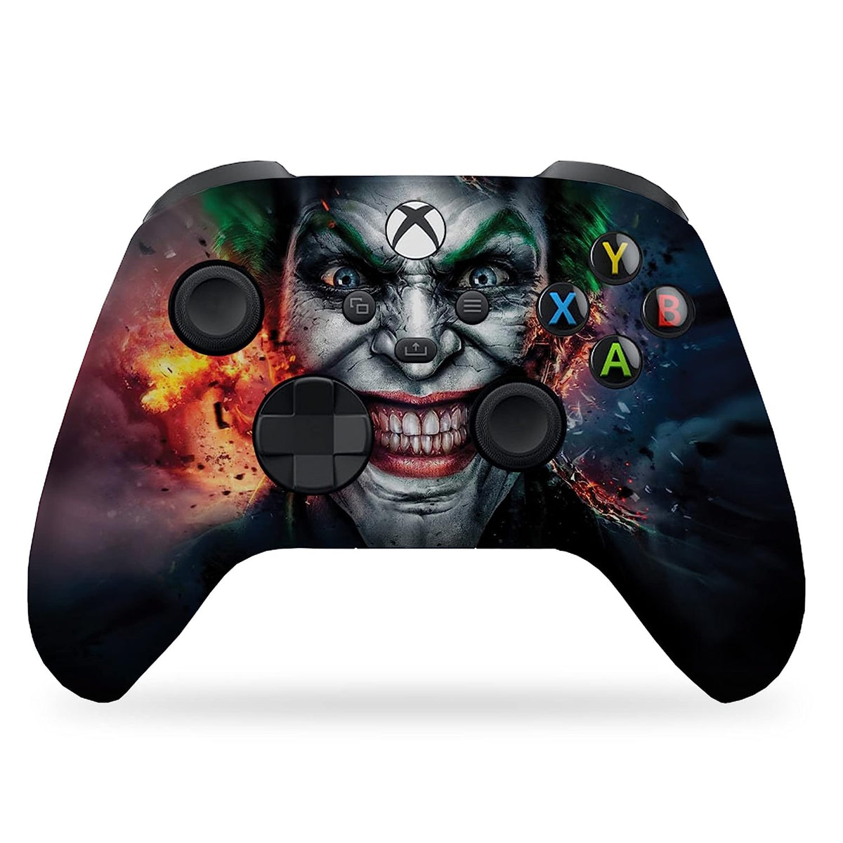 Custom Xbox Controller - Joker Design | Rush Controller Non- Modded Front Print Only