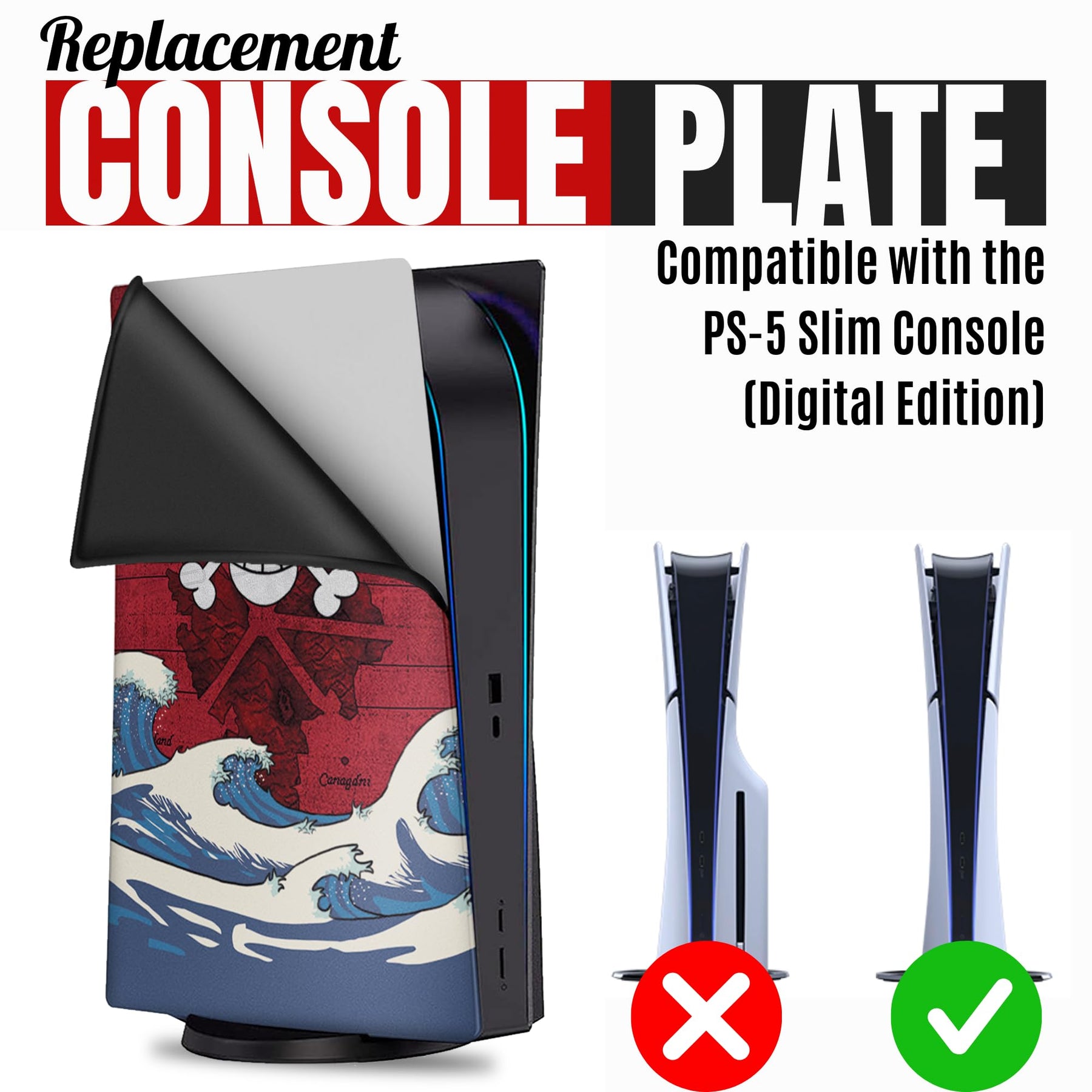 One Piece PS5 Console Silicon Cover