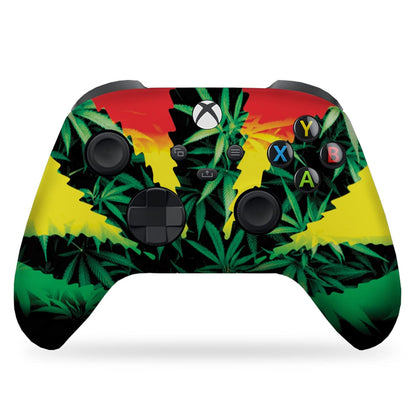 Custom Xbox Controller - Green Weed Grass | Rush Controller Non- Modded Front Print Only