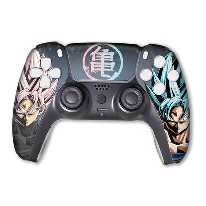 Custom PS5 Controller - Goku Rose Blue | Rush Controller
