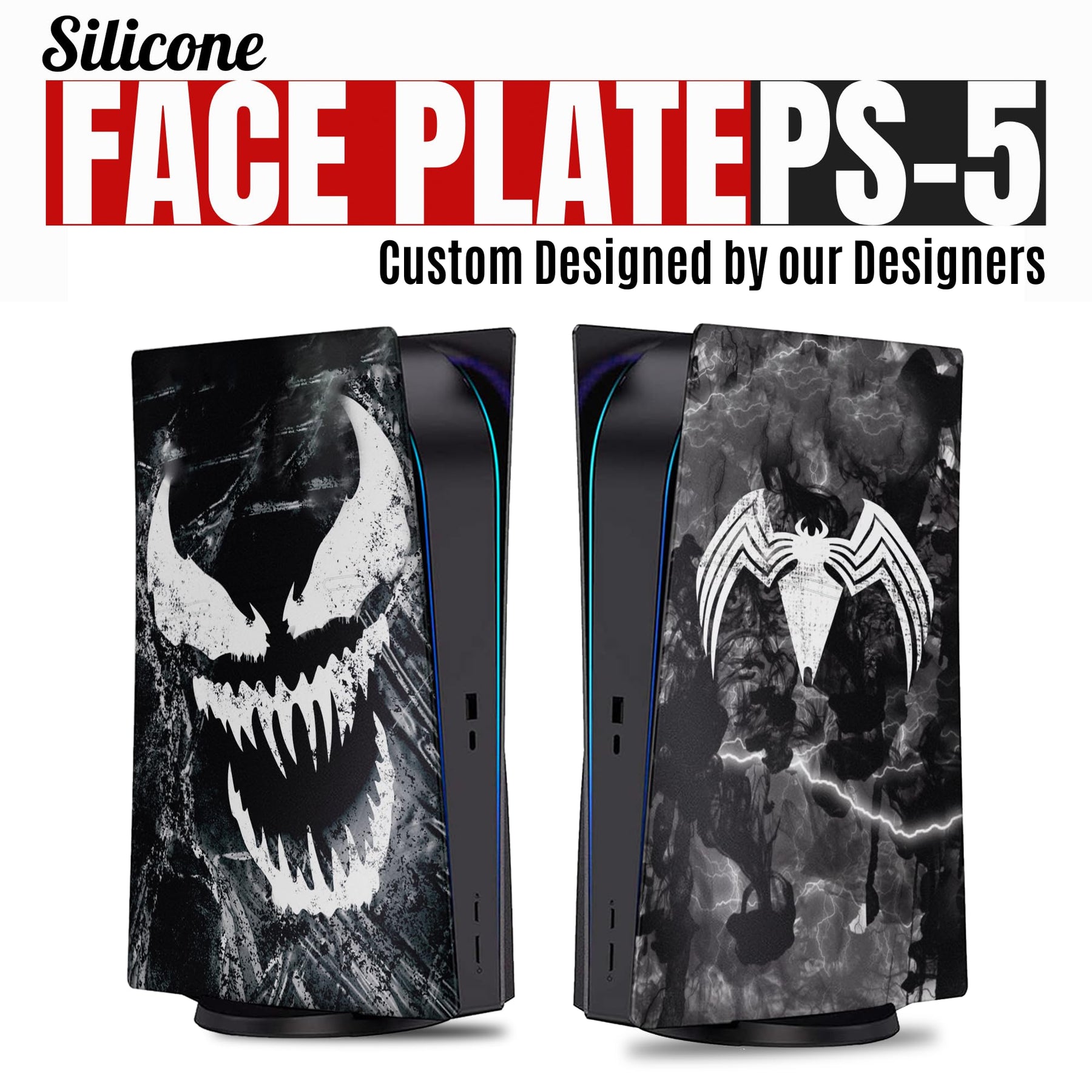 Venom Inspired PS5 Console Silicon Cover