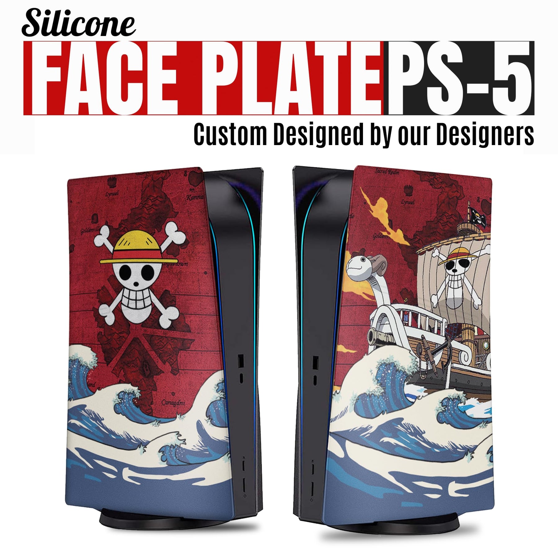 One Piece PS5 Console Silicon Cover Plates Only