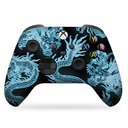 Custom Xbox Controller - Neon Dragon | Rush Controller Non- Modded Front Print Only