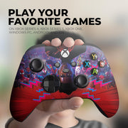 Miles Morales Spiderverse Xbox Series X/S Controller Modded Front Print Only
