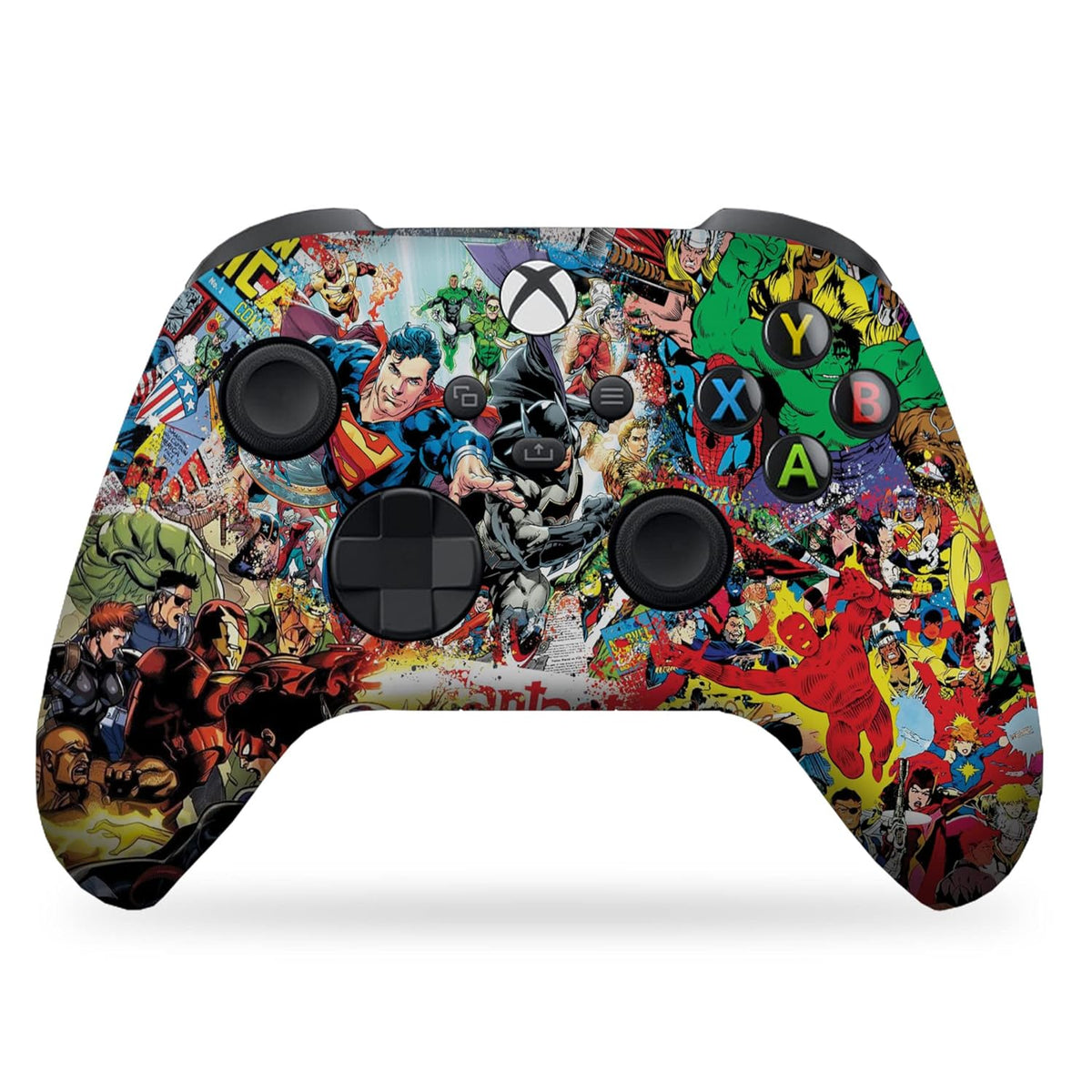 Custom Xbox Controller - Comics Design | Rush Controller Non- Modded Front Print Only