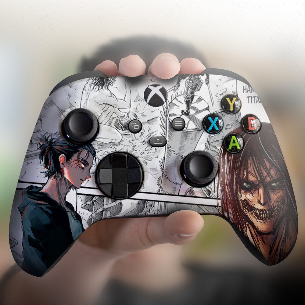 Custom Xbox Controller - Attack on Titan | Rush Controller Modded Front Print Only