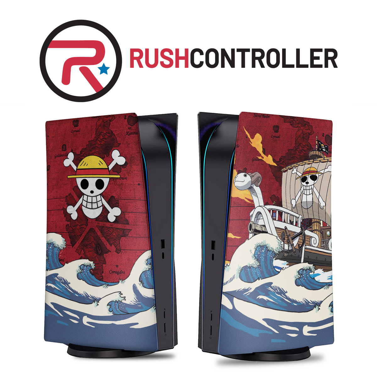 PS5 Console Cover - One Piece Design | Rush Controller Plates Only