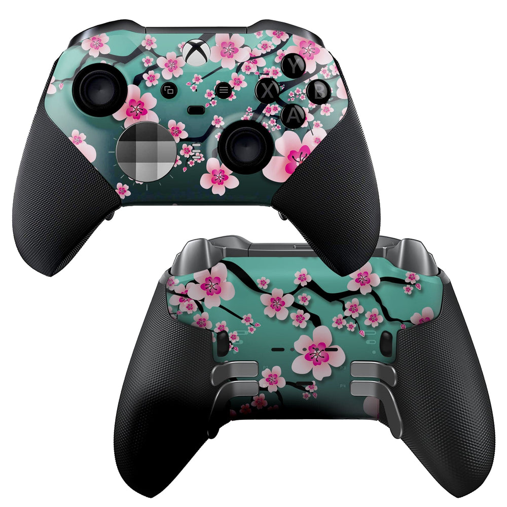 Xbox Elite Controller - Cherry Blossom | Rush Controller SERIES 2- Front & Back Print