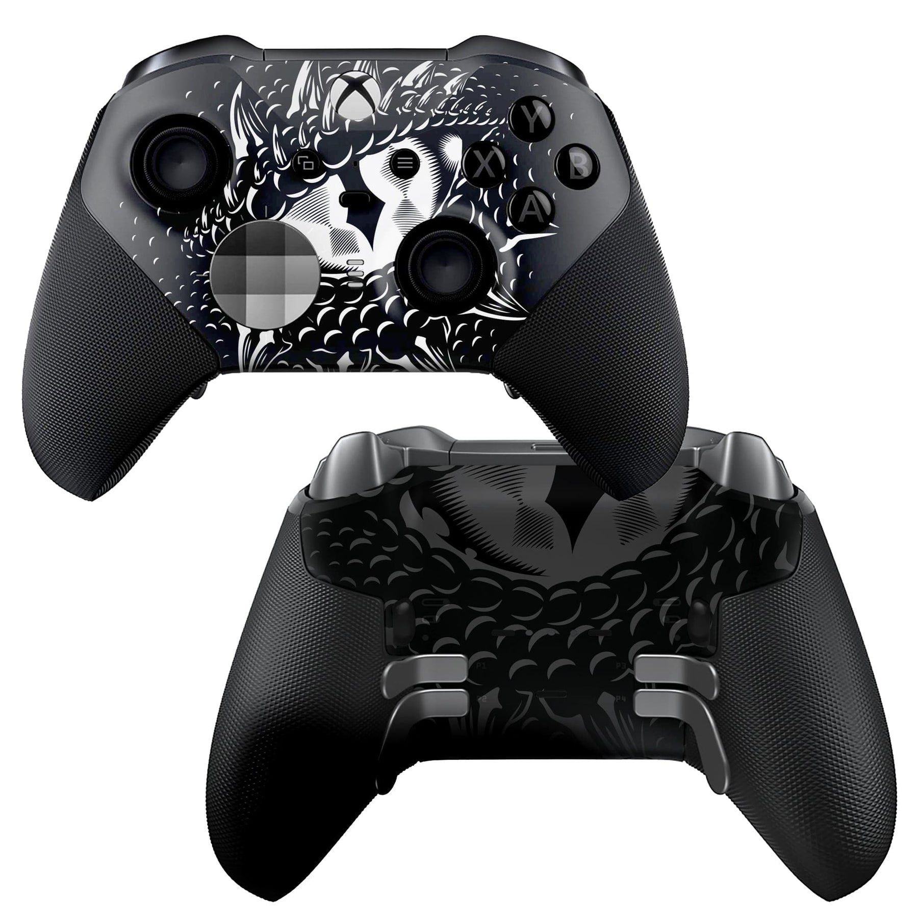 Dragon Eye Xbox Elite Core Custom Controller SERIES 2- Front & Back Print