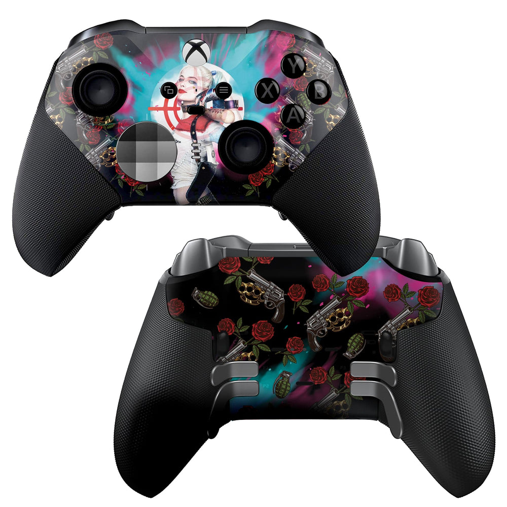 Xbox Elite Controller - Harley Quinn | Rush Controller SERIES 2- Front & Back Print