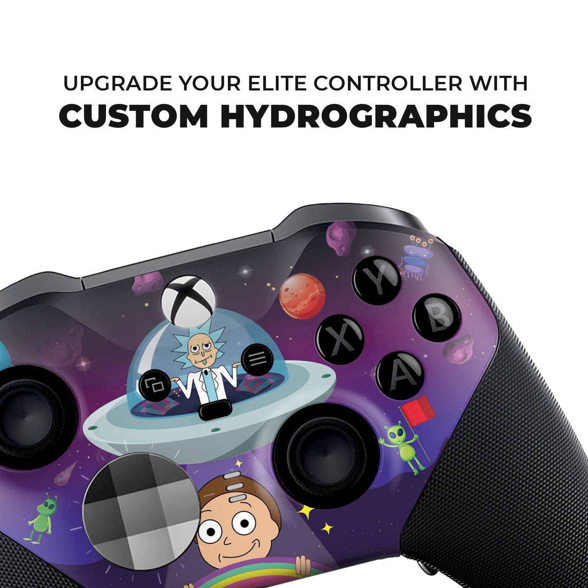 Xbox Elite Controller - Rick & Morty | Rush Controller CORE- Front Print Only