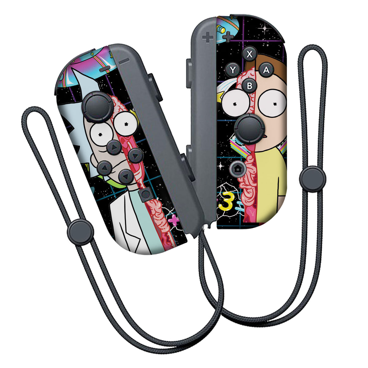 Nintendo Switch Joy-Cons - Morty Halloween | Rush Controller