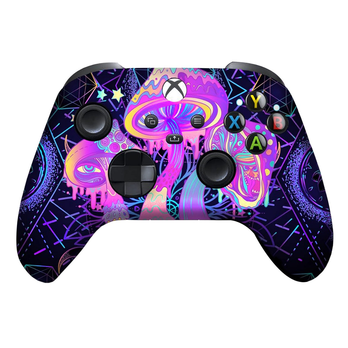 Custom Xbox Controller - Psychedelic Art | Rush Controller Non- Modded Front Print Only