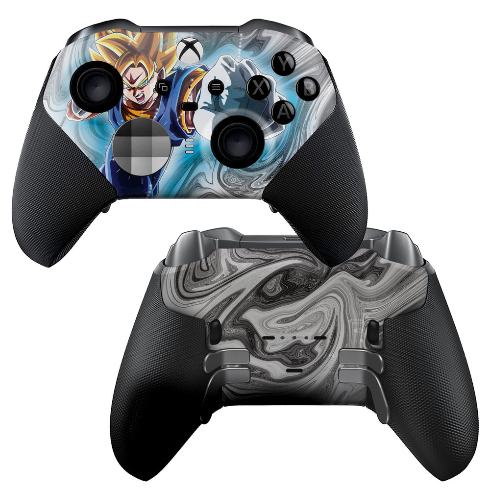 Xbox Elite Controller - Gogeta Design | Rush Controller SERIES 2- Front & Back Print