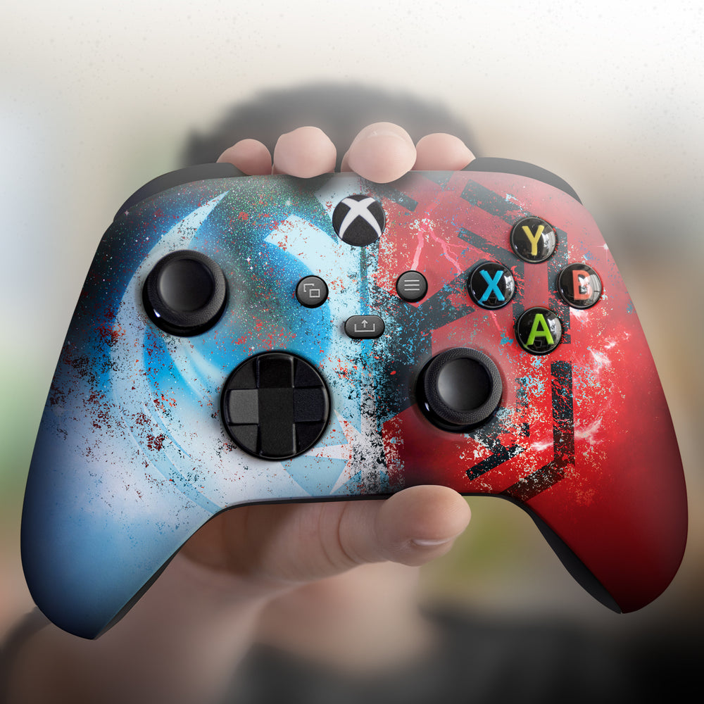 Custom Xbox Controller - Jedi Sith Mod | Rush Controller Modded Front Print Only