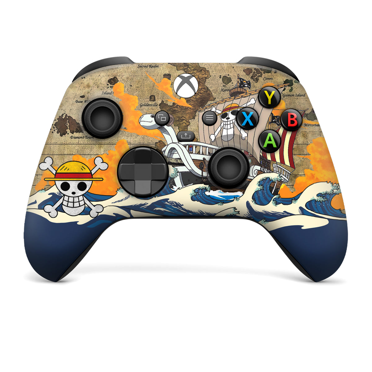 Custom Xbox Controller - One Piece | Rush Controller Non- Modded Front Print Only