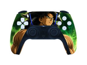 Custom PS5 Controller - Broly Legendary Saiyan | Rush Controller