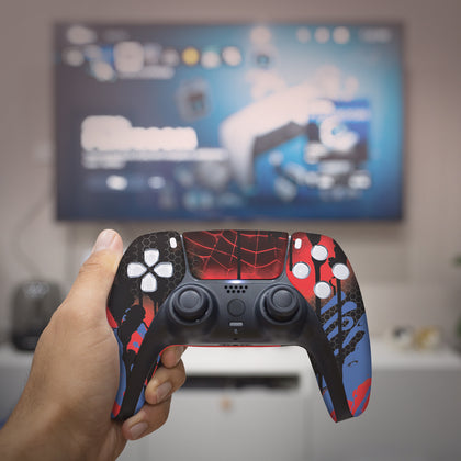Custom PS5 Controller - Web Slinger | Rush Controller Non-modded Front design