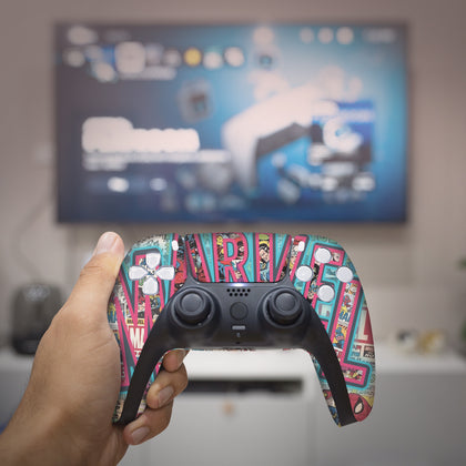 Custom PS5 Controller - Marvel Design | Rush Controller Non-modded Front design