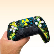 Radioactive PS5 Custom Design Modded Front design