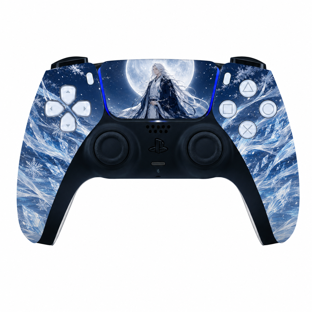 Custom PS5 Controller - Toshiro Hitsugaya Ice Moon | Rush Controller