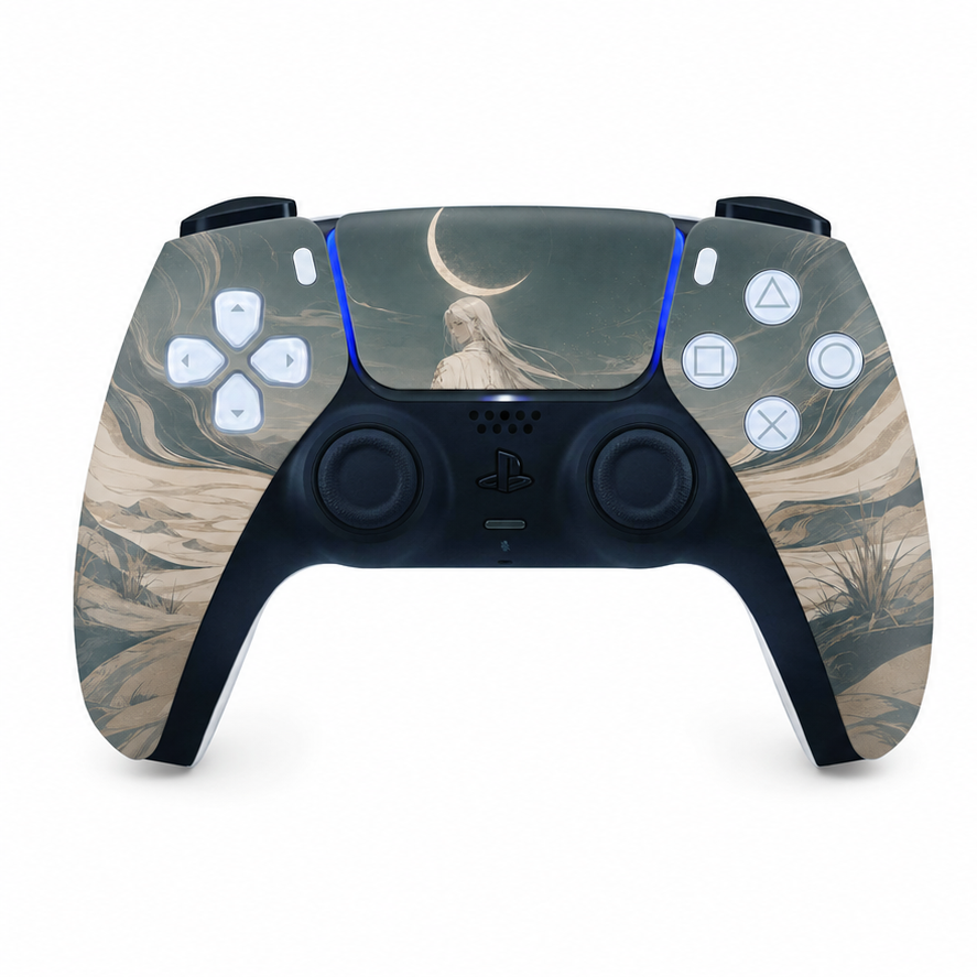 Custom PS5 Controller - Sesshomaru Moon | Rush Controller