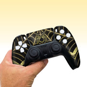 Spider-man Gold PS5 Custom Design Modded Front design