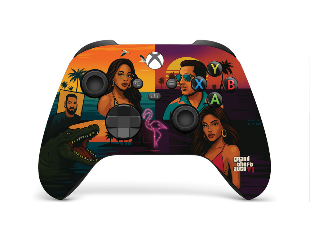 Custom Xbox Controller - GTA 6 Inspired | Rush Controller