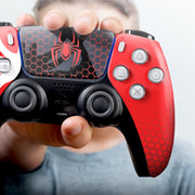 Spiderman Morales PS5 Custom Design Non-modded Front design