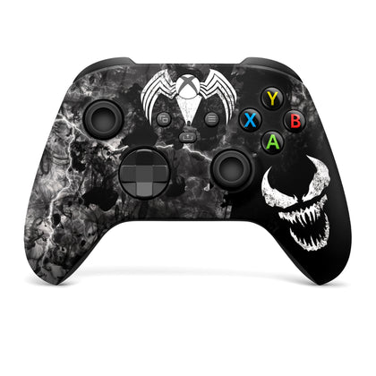 Custom Xbox Controller - Venom Design | Rush Controller Non- Modded Front Print Only