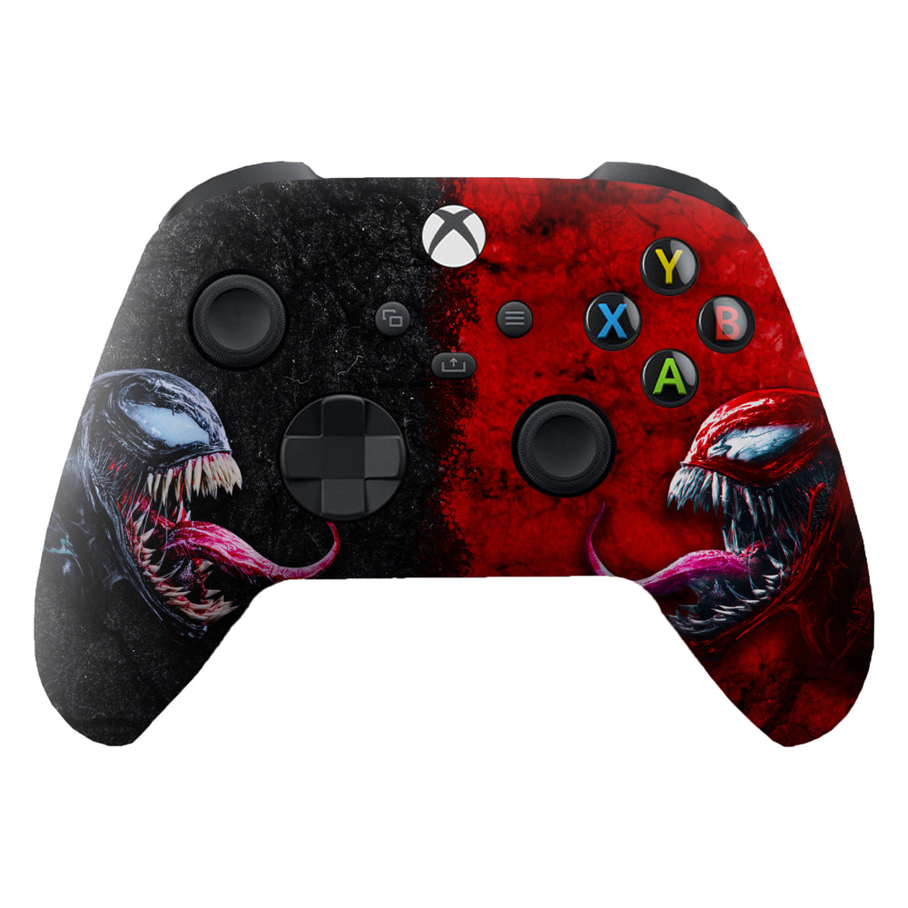 Custom Xbox Controller - Venom VS Carnage | Rush Controller Non- Modded Front Print Only