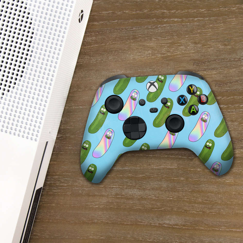 Custom Xbox Controller - Pickle Rick | Rush Controller Modded Front Print Only