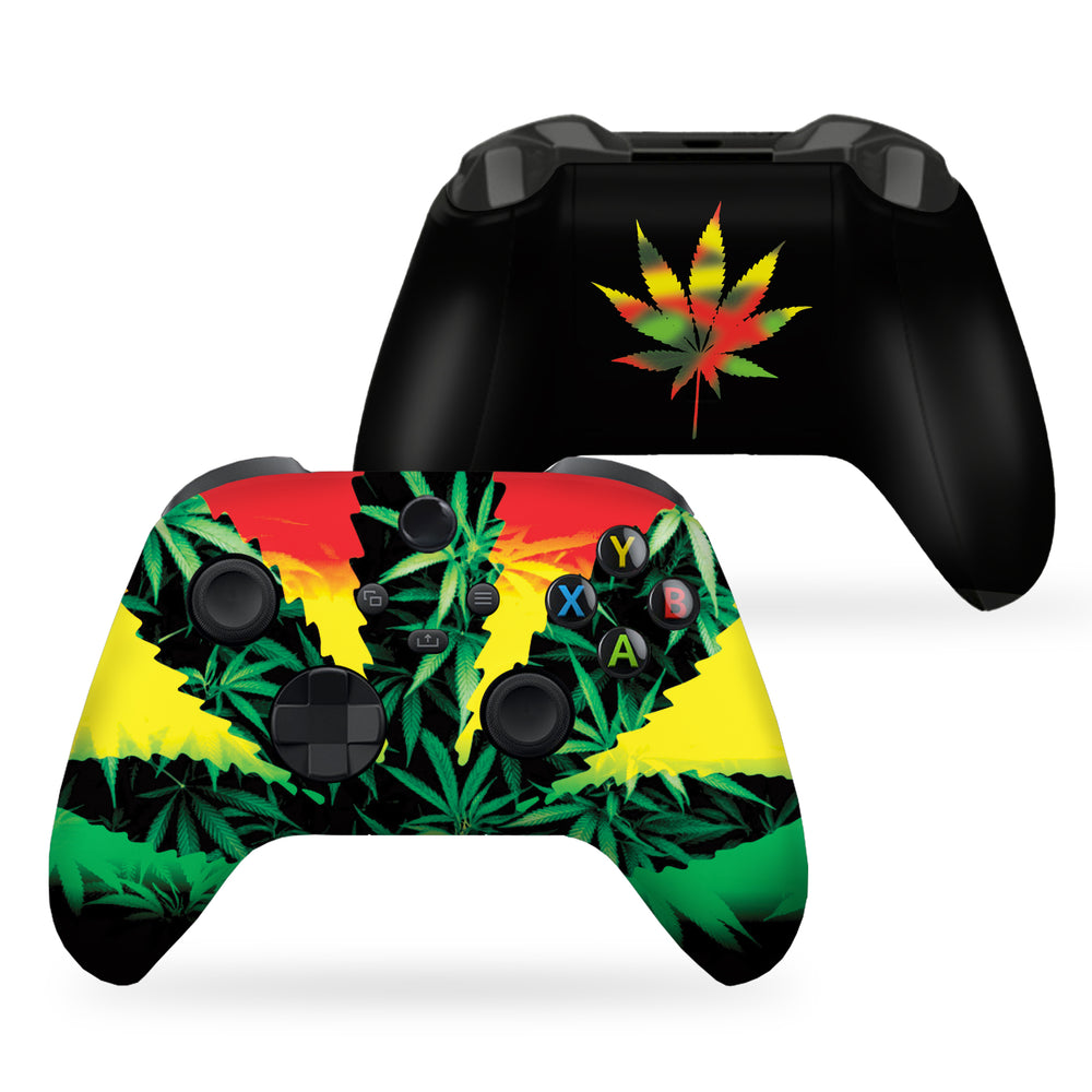 Custom Xbox Controller - Green Weed Grass | Rush Controller