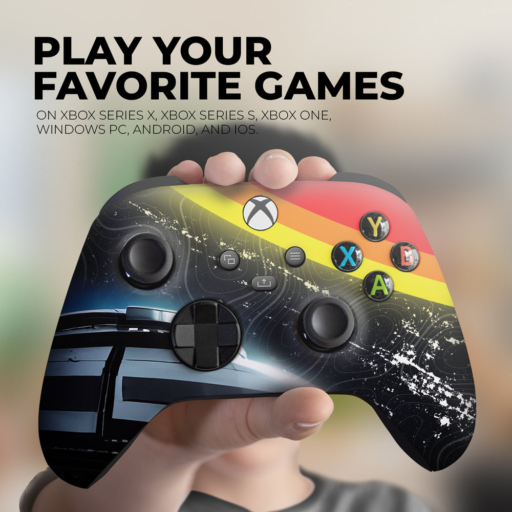 Custom Xbox Controller - Cosmic Voyager | Rush Controller Modded Front Print Only