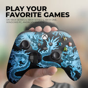 Neon Dragon Xbox Series X/S Controller Modded Front Print Only