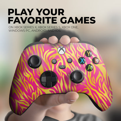 Custom Xbox Controller - Nobility Tiger | Rush Controller Modded Front Print