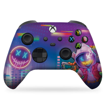 Custom Xbox Controller - Neon Abyss | Rush Controller Non- Modded Front Print Only