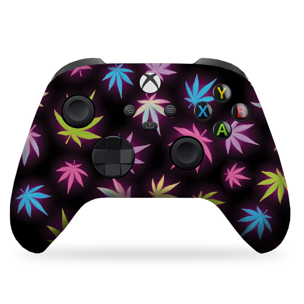 Custom Xbox Controller - Neon Weed | Rush Controller Non- Modded Front Print Only