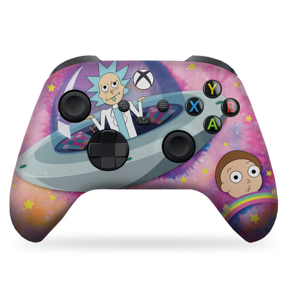 Custom Xbox Controller - Schwifty R&M | Rush Controller Non- Modded Front Print Only