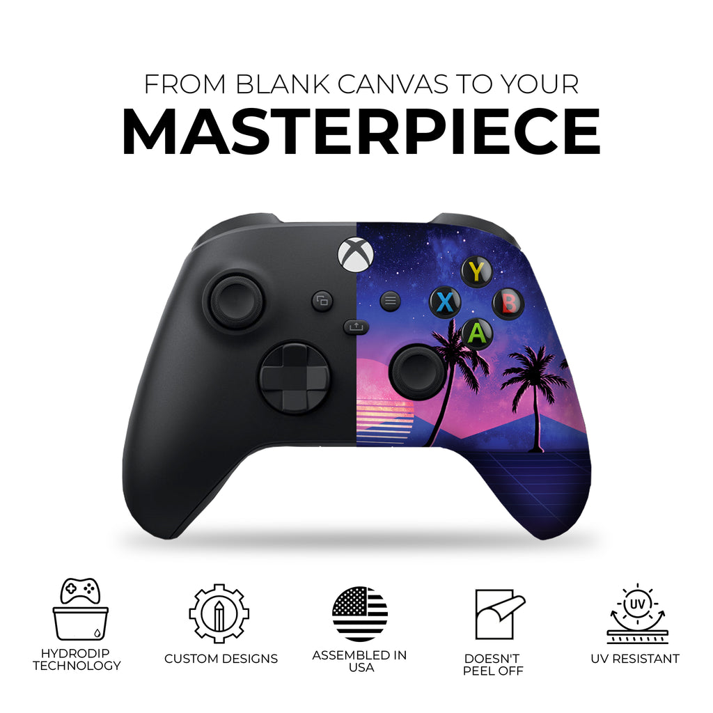 Vaporwave Grid Xbox Series X/S Controller – Rush Controller