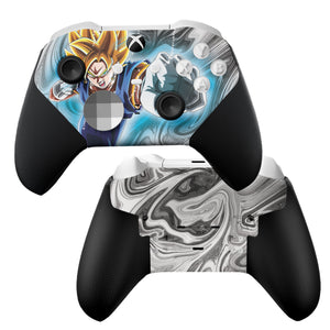 Xbox Elite Controller - Gogeta Design | Rush Controller CORE- Front & Back Print